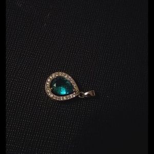 Blue Topaz & Diamond Charm 💎